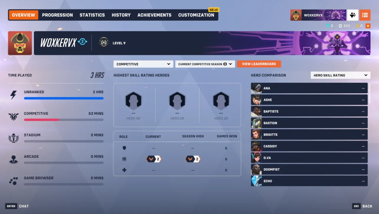 Season 20 | Bronze 2 DPS | Full Access | Instant Delivery